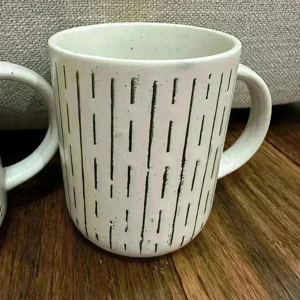Stoneware Mugs - set of 3 - Brand New